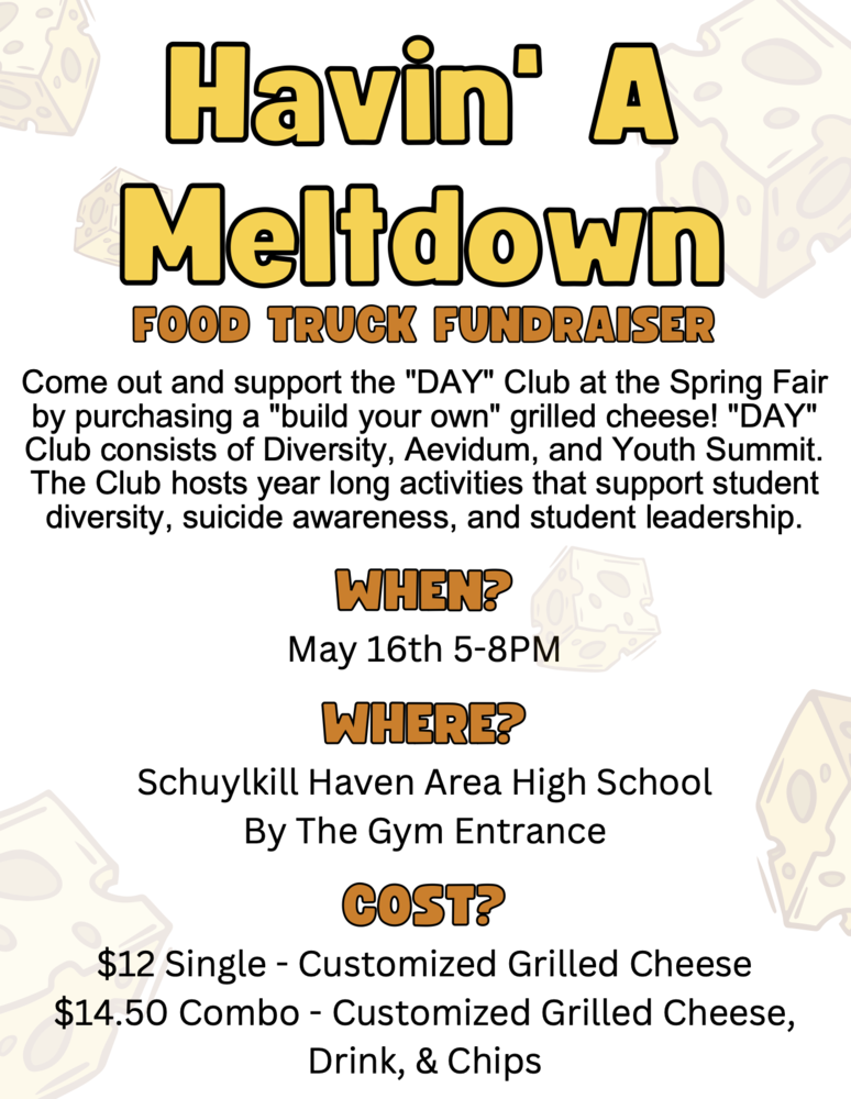 Havin A Meltdown Food Truck Fundraiser Schuylkill Haven Area High School havin-a-meltdown-food-truck-fundraiser-schuylkill-haven-area-high-school